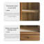 Porte de garde-robe chic en bois