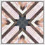 "Western Decor géométrique rose et brun, formes de blocs de bois, motifs abstraits, panneaux de bois et art pastel" sur-98179605-98179607