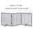 Renn Wood Free Standing Pet Gate with a Pair of Support Feet-87324943-87324941