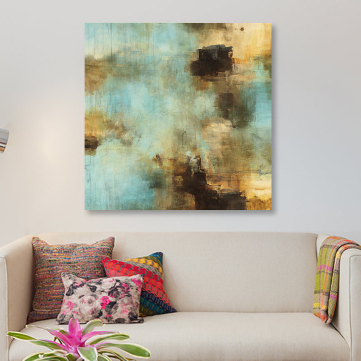 « stores i », impression sur toile, H 37 po x l 37 po x P 1,5 po, Toile tendue, Pas de tapis