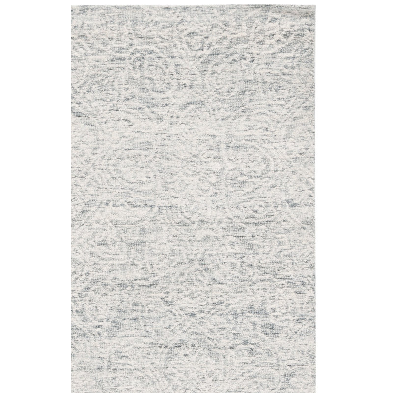 Kahoka Hand Tufted Indian Wool And Cotton With Latex Solid Color Rug, Runner 2'3" x 6'