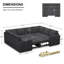 Divan-lit modulaire convertible en U Seybert-101957264