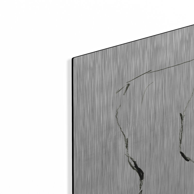 Art graphique mural en métal, H 36 po x l 24 po
