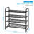 12 Pair Stackable Shoe Rack-1573556988