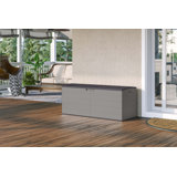 Suncast 120 Gallon Split Lid Lockable Deck Box