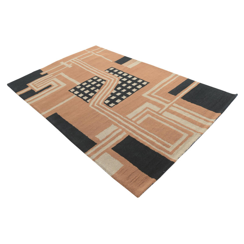 Tapis brun clair 5 x 8 Pharris