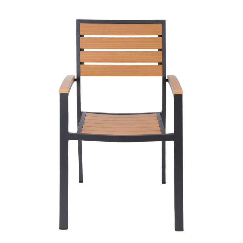 Chaise de salle à manger en aluminium
