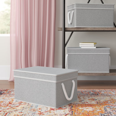 Fabric Storage Box Set with Lid