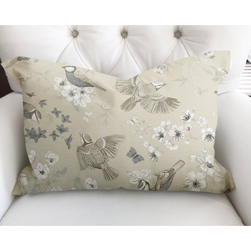 Housse et insert de coussin en coton Cosette, Beige