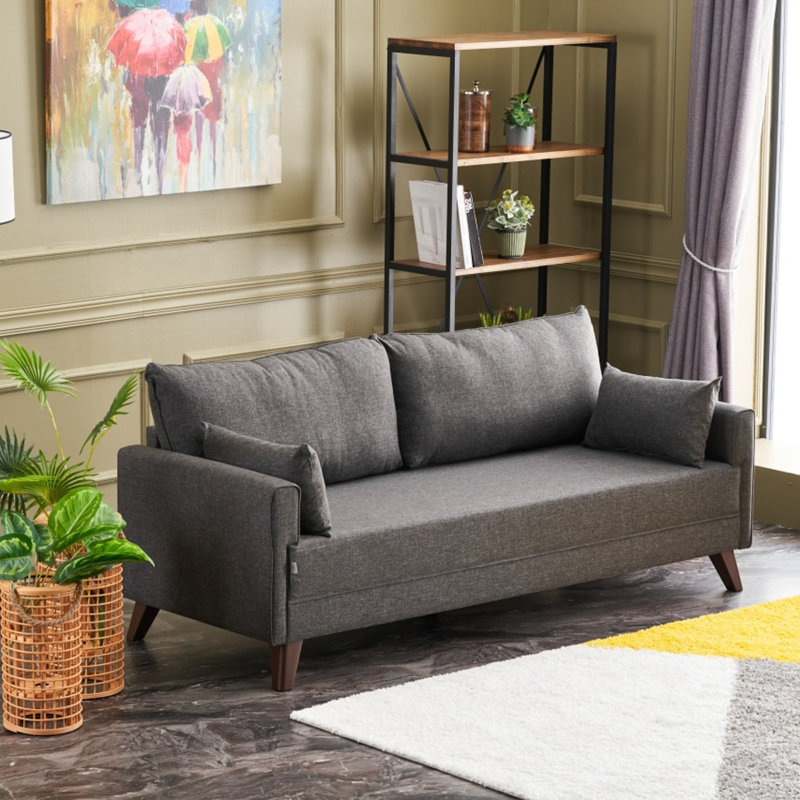 Canapé Wylandville, 100% polyester anthracite, 33,5 po H x 69,7 po L x 31,9 po P