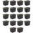 Sterilite Latching Tuff1 Stackable Storage Tote Bin w/ Latch Lid-104713205-104713204