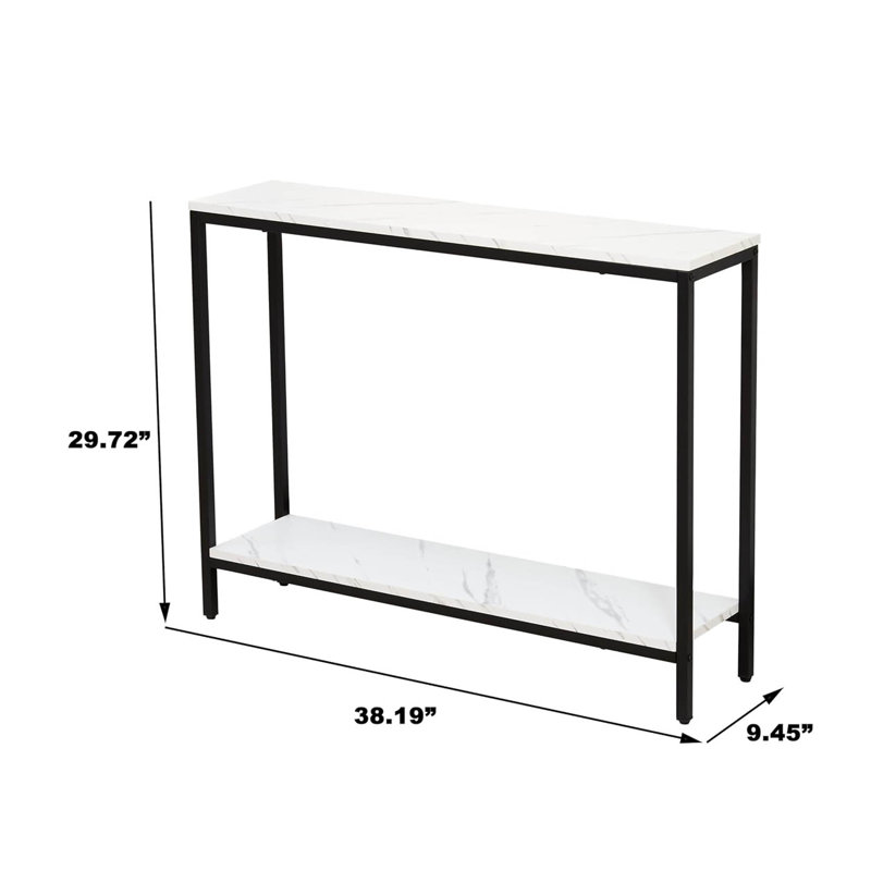 Console pour vestibule pour petites pièces, Noir