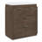 Forever 4 Drawer Dresser with Changing Top and Interlocking Drawers - Naturals Collection, Teak Brown-128705622