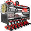 Metal Power Tool Organizer Wall Mount – Garage Tool Storage Rack With Screwdriver Holder & Storage Shelves