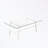  Shalia Rectangle Coffee Table with Meta Legs & MDF Storage Shelf,Living Room Table -791344669-791344646