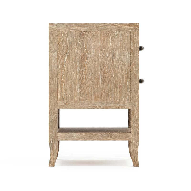 Tribeca 3 - Drawer Solid Wood Nightstand