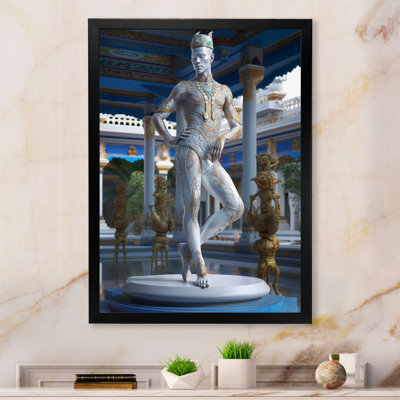 " Exquisite Sculpture Elegant Divine Man "