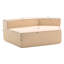 Fauteuil simple beige en molleton Teddy-528497935