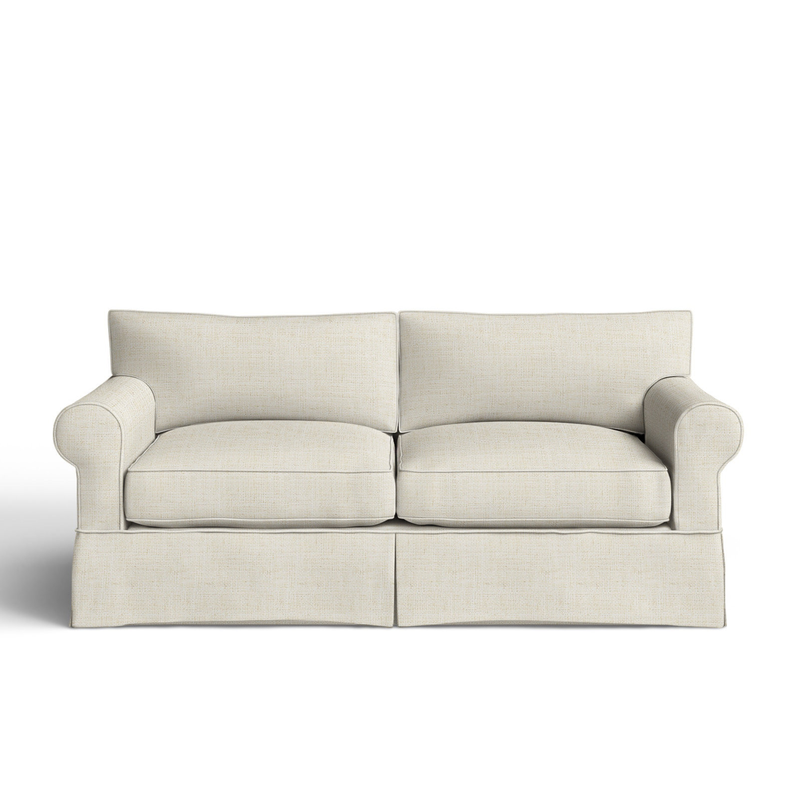 Amari 83 Slipcovered Sofa Fabric Bayou Natural Washable Canvas