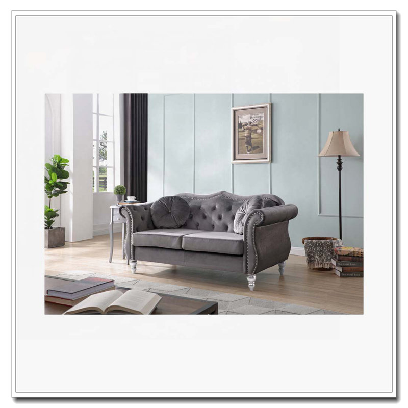 Causeuse Cozy, Gris foncé