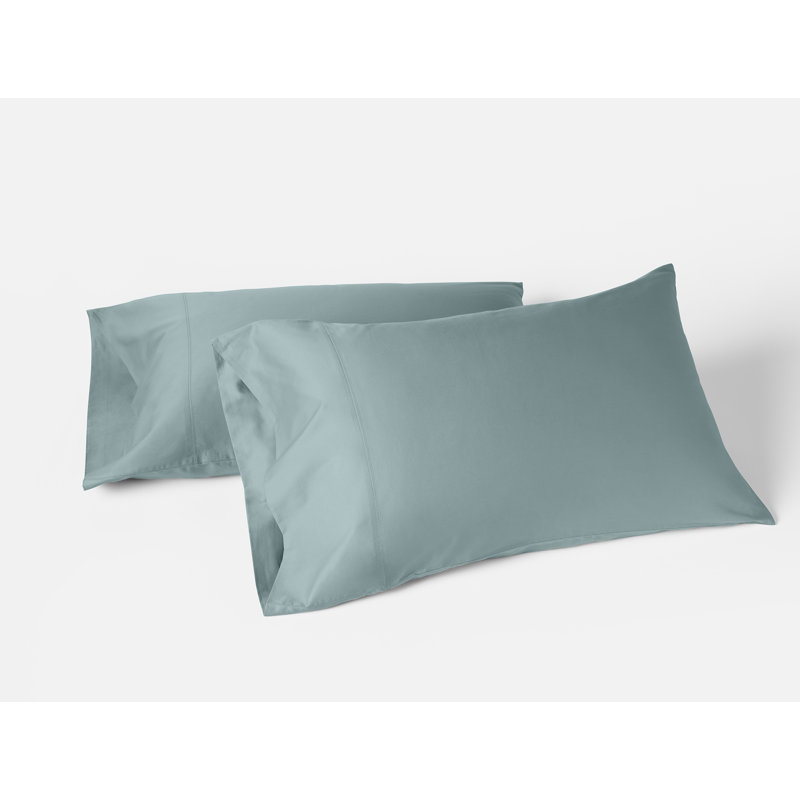 Cloud Soft Sateen 100% Cotton Sateen Pillowcase - Set of 2, King Pillowcase, Lagoon