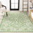 Delcine Bohemian Textured Weave Floral Cream/Green Indoor/Outdoor Rug-185711647
