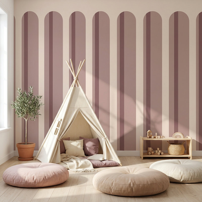 Papier peint arches Art Deco, Non tissé, 120 po x 96 po