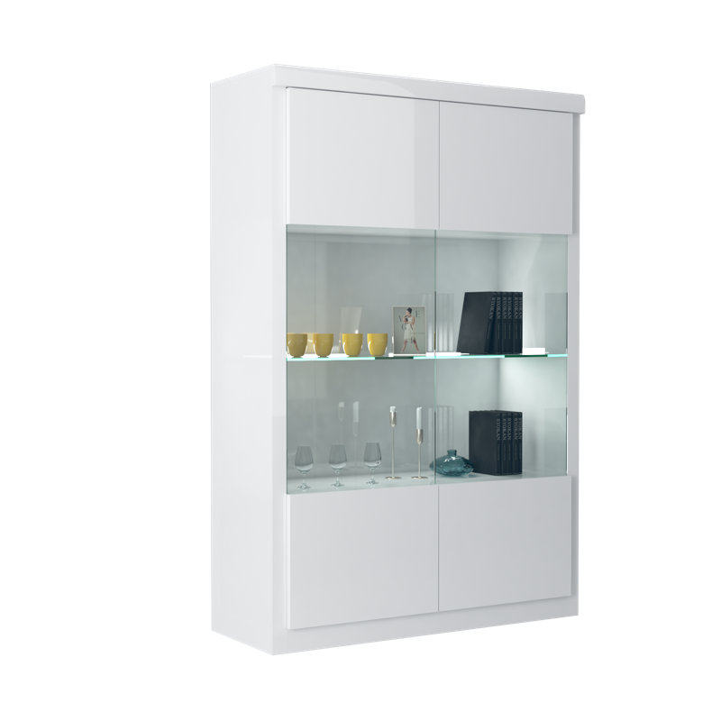Stanley Display Cabinet, White