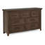 Commode de rangement contemporaine avec poignées en métal