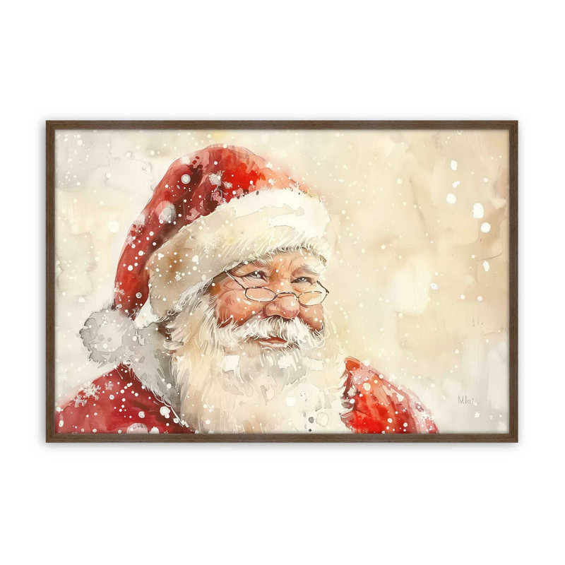 «Merry Whispers», reproduction d'art, Noyer, 11 po x 14 po