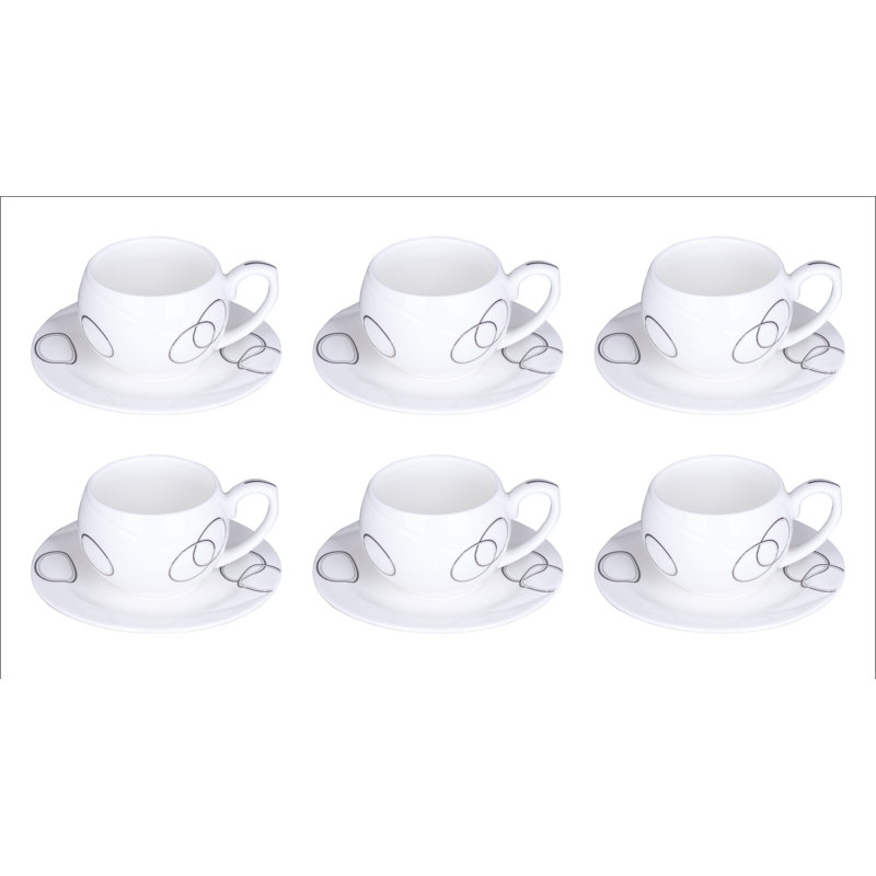 Bone China Espresso Cup and Saucer