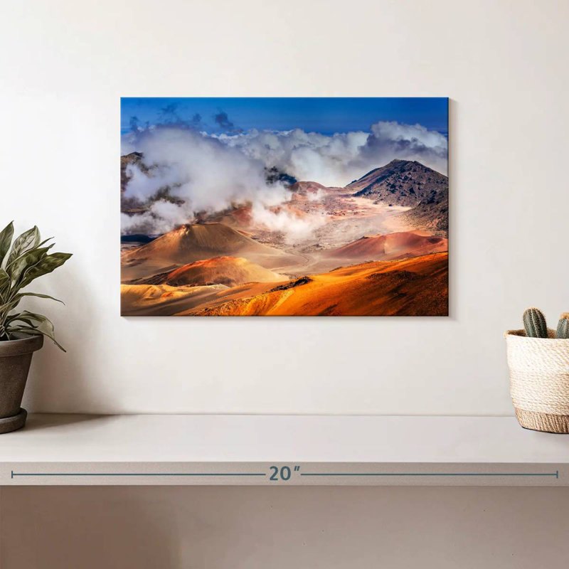 Ravi Haleakala Volcano In Maui, 8" H x 12" W