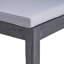 Ensemble 5 pièces de mobilier d'extérieur en fonte d'aluminium avec coussins-947957264
