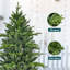  Arbre de Noël artificiel épinette vert non éclairé-37772954