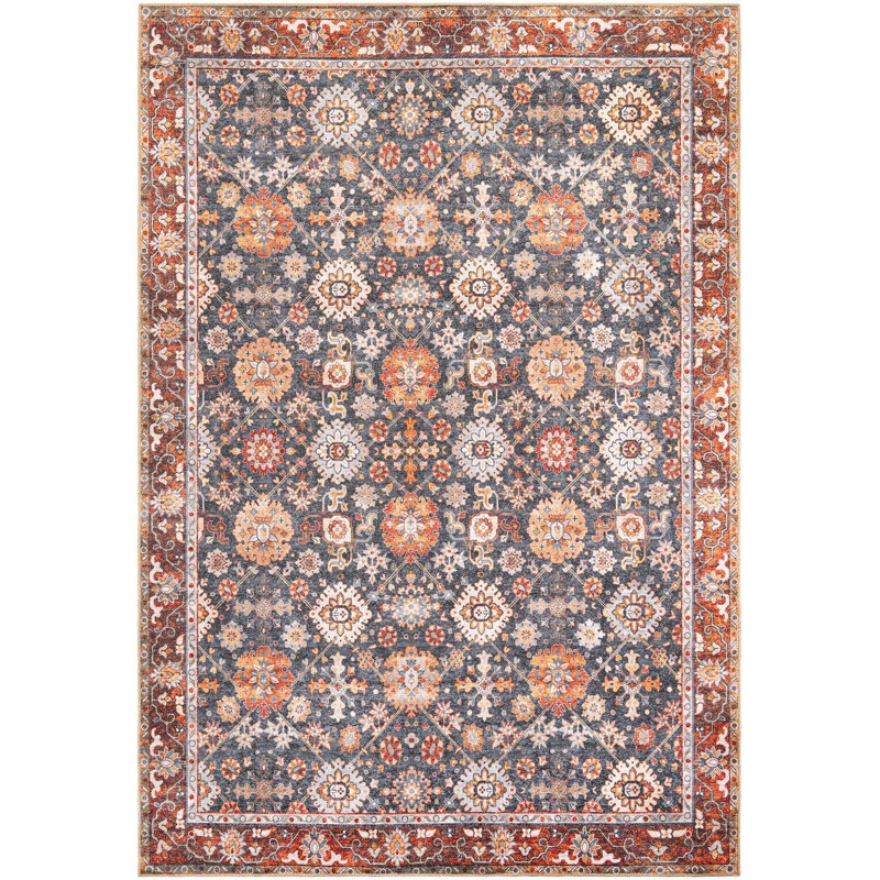 Tapis bleu marine Aucun, Rectangle 8 pi 4 po x 12 pi
