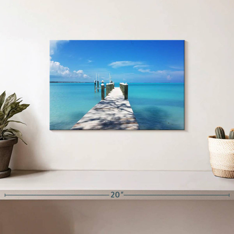 Aletra Exuma Bahamas Dock, 8" H x 12" W