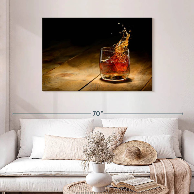 Verre à whisky Yarlin, H 30 po x l 45 po