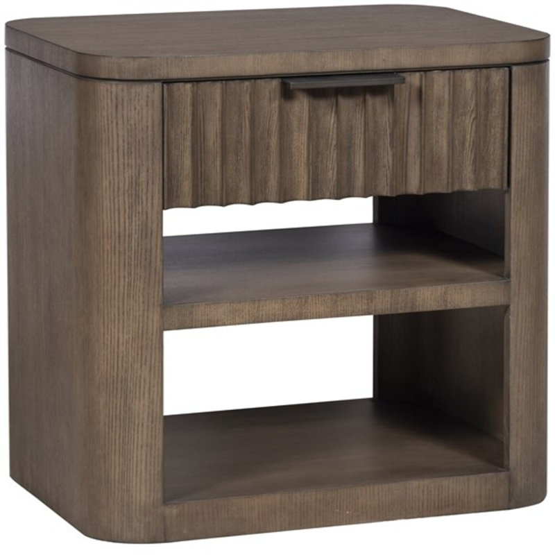 Table de chevet avant cannelée Grandhaven