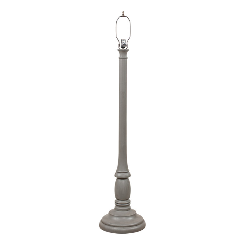 Hauer 59'' Traditional Floor Lamp, Earl Gray