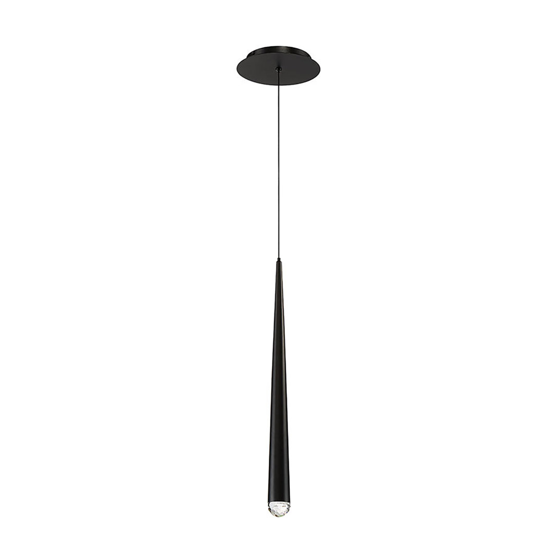 Cascade Dimmable LED Pendant with Clear Crystal Shade Modern Forms 