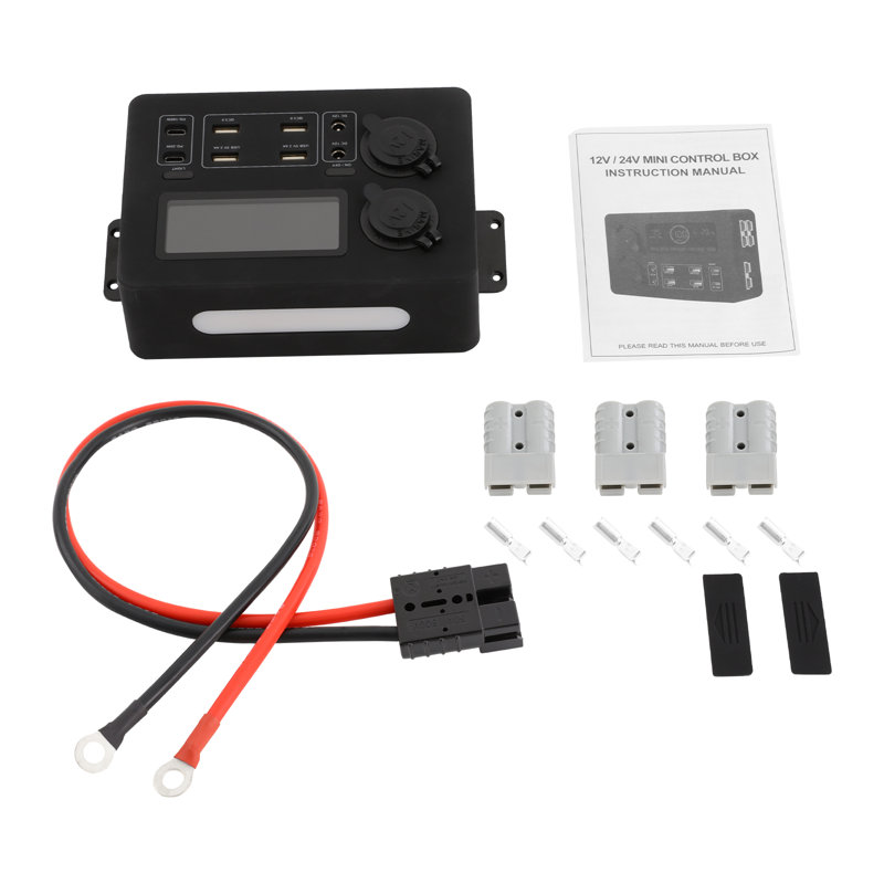 Coffret d'alimentation pour véhicule récréatif avec prises USB DC12V PD