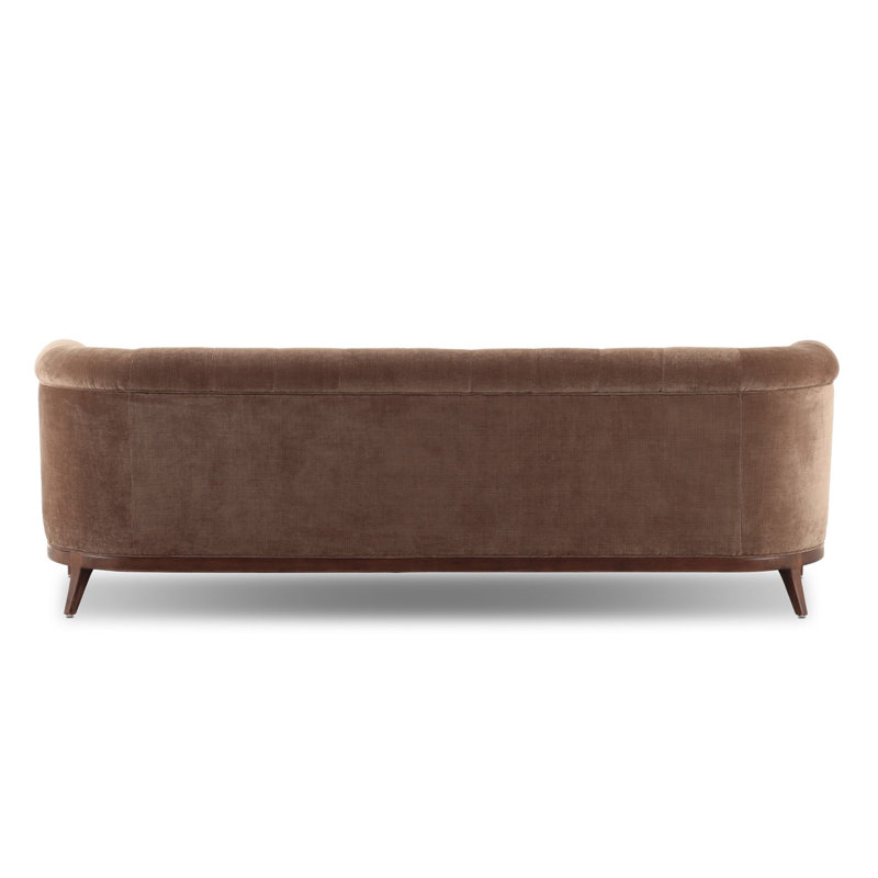 Ellsworth 91" Rolled Arm Sofa, 29.75" H x 91" W x 36" D, Altair Mushroom