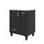 Meuble-lavabo de 24 po avec évier - offre un support de porte et un panier à deux niveaux-1550826395