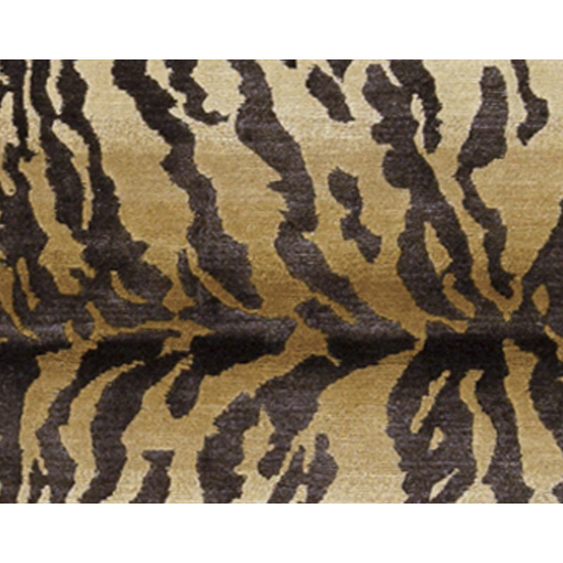 Hand Knotted Area Rug in Tiger