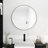 Bathroom Mirror Black Aluminum Frame-1738308097
