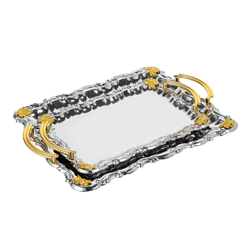 Deleon Metal Tray - Set of 2