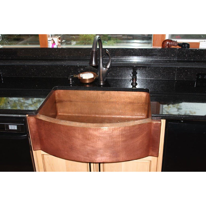 Bloomsbury Market 540mm W Single Bowl Copper Kitchen Sink