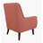 Burgandy Upholstered Armchair-1240781027-1240781026