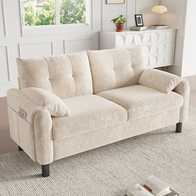 2 Seater Chenille Sofa