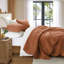 Ensemble de couvre-lit matelassé en microfibre à motif floral-124308862-124308868